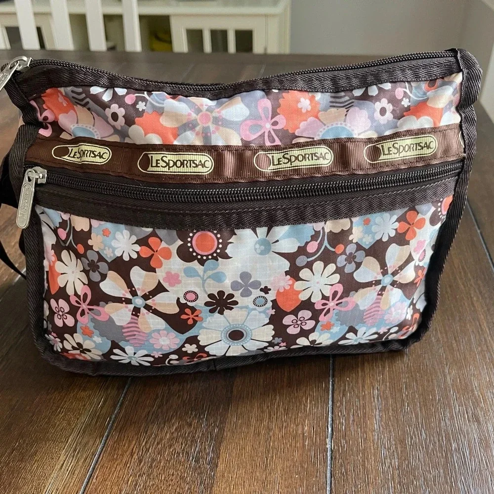 LeSportsac crossword body bag